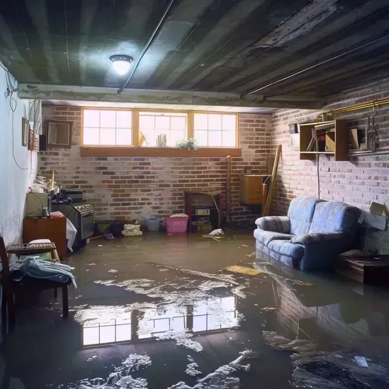 Flooded Basement Cleanup in Trafalgar, IN